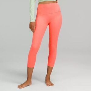 NEW Lululemon Align™ High-Rise Crop 23" Raspberry Cream Womens‎ Size 12